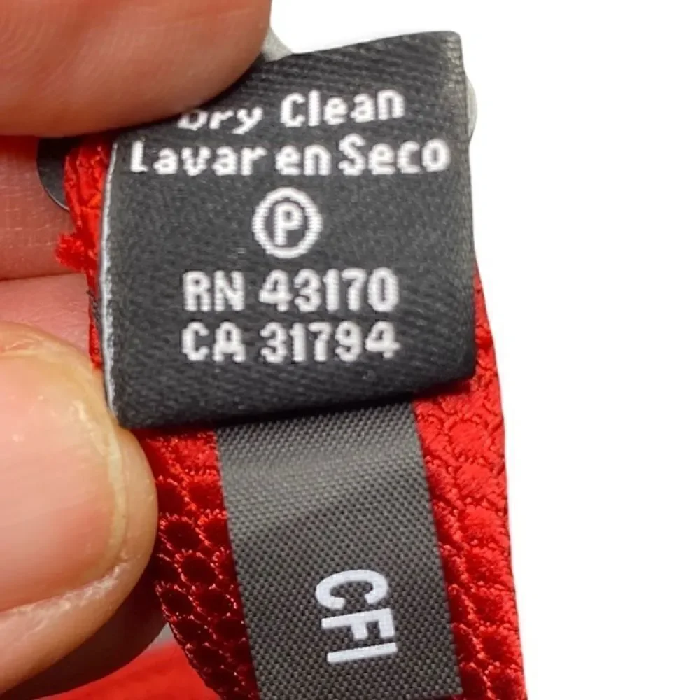 Haggar adjustable Bow tie classic red textured polyester